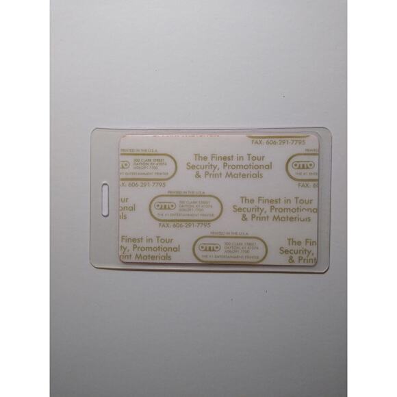 John Mellencamp Laminated Backstage Pass 1992 Whenever We Wanted Tour Pop Rock - Picture 3 of 3